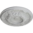 thumbnail image 3 of Ekena Millwork 19"OD x 1 1/2"P Granada Ceiling Medallion (Fits Canopies up to 7 1/8"), Hand-Painted Frost, 3 of 7
