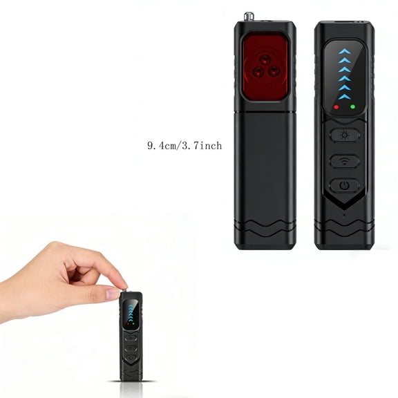 Hidden Camera Detectors – Small Anti Spy with GPS Tracker RF Detector for Wireless Cameras and Cars Tracking Device - Mini Travel Pen for Finding Spying Voice Recorder Bug Devices K33