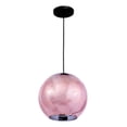 thumbnail image 1 of Candil Lámpara Techo Vidrio Soplado Cobre 40cm Cromo Maxxi Maxxi MX-CL8041, 1 of 2