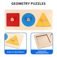 thumbnail image 2 of Juguete Montessori de matemáticas: figuras geométricas de madera para niños en edad preescolar., 2 of 7