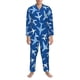 thumbnail image 3 of Balery Airplanes in the Sky Pijama para Hombre de Dos Piezas con Manga Larga, Conjunto de Dormir y Descanso Suave con Bolsillos-Medium, 3 of 7