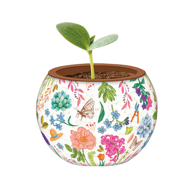 Rompecabezas 3D Maceta Mi Pequeño Jardín 80 Piezas De Plástico Piecerelax
