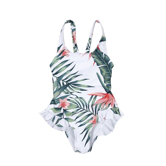 WSEVYPO Women's Swimwear Girls Bathing Suit Mommy And Me Swimsuit Bikini Set