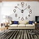 thumbnail image 2 of Reloj de Pared 3d de de Pared Decoración de Pared de Oficina en hogar para Ocasiones Especiales café, 2 of 6