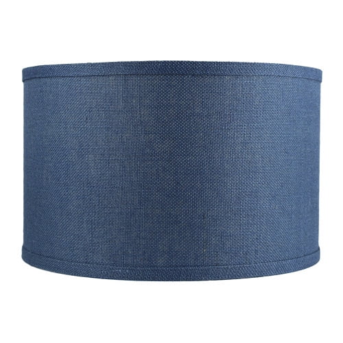 Classic Burlap Drum Lampshade, 8-inch to 16-inch Bottom Size Available Cream 16"