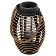 thumbnail image 3 of Truu Design Rustic Wooden Rattan Lantern Candle Holder, 3 of 4