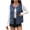 Blue, variant on UTSJKR Womens Denim Vests Fashion Button Up Crewneck Sleeveless Jackets 2025 Fall Trendy Vest Jacket with Pockets Black L
