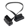 thumbnail image 4 of Miulika Low Profile OBDII Extension Cable Flexible Diagnostic Extender Cord Adapter 100CM 39.37inch, 4 of 9