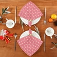 thumbnail image 2 of Iauyy Satin Napkins Set of 6- Star- Pink1 DIY Printing Decoration Cloth Napkin- Easy Care for Home/Party, 2 of 8