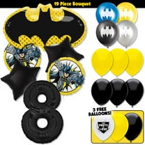Batman Symbol Deluxe Balloon Bouquet Kit