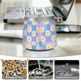 thumbnail image 6 of Yayeee Ashtray with Lid for Cigarette Smokeless Stainless Steel Home Ash Holder, Playful Daisy, 6 of 7