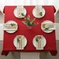 thumbnail image 2 of AK TRADING CO. 54" x 54" Polyester Square Tablecloth - Perfect for Any Occasion Like Parties, Wedding, Buffet Decoration, Indoor & Outdoor Use (RED), 2 of 21