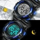 thumbnail image 3 of Reloj para niños, reloj para niños de 6 a 15 años, cronógrafo LED multifuncional deportivo digital para exteriores, 3 of 5