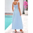 thumbnail image 2 of Vestido PRETTYGARDEN 2025 Verano Maxi a Cuadros XXL, 2 of 8