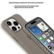 thumbnail image 2 of Liquid silicone case compatible with iPhone 15 Pro Max with MagSafe charging and inductive pop-up design back cover, 2 of 5