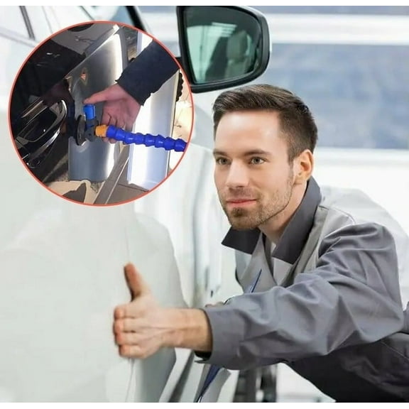 UUHYTG Paintless Car Dent Repair Kit with Suction Cup, Auto Body Dent Removal Tool for Small Dings Scratches No Paint Damage Easy Home Use