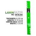 thumbnail image 2 of LawnRAZOR Toothed Mulching Blades for Toro 79214 Timecutter Z 42" Deck - 2 Pack, 2 of 6