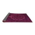thumbnail image 2 of Ahgly Company Indoor Square Abstract Pink Contemporary Area Rugs, 7' Square, 2 of 4