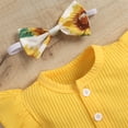 thumbnail image 5 of Gerichy Girls Summer Outfits, Children's Clothing Set Short Sleeved Knitted Cotton Cute Bee Pattern Summer Girls' Suit Cartoon Cute Embroidery Children's Two Piece Set, 5 of 9