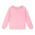 thumbnail image 4 of LIUYUNNN Kids Boys Sweatshirt Long Sleeve Kids Pullover Pink Sweatshirt Crew Neck Cute Pullover Relaxed Fit Tops Winter Clothes Girl Clothes 9-10 Years Boys Girls Fall Outfits, 4 of 6