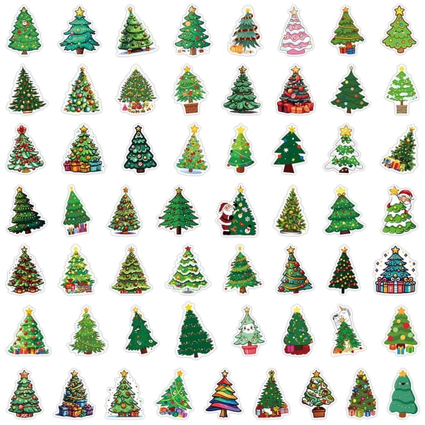 Juego de 55 pegatinas de colores variados para manualidades DIY, portátiles, botellas de agua y mucho más.