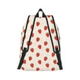 thumbnail image 3 of Balery Hand Drawn Strawberry Vintage Canvas Backpack for Men and Women - Large Capacity, Durable Travel Laptop Bag for School, Work, Hiking, and Outdoor Activities, 3 of 7