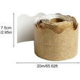 thumbnail image 7 of Liho 65ft Burlap Scalloped Bulletin Board Border Trim, Classroom Decor, Brown, Paper, Educational Occasion, Rustic Classic Style A605, 7 of 7