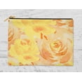 thumbnail image 2 of S4Sassy Yellow Grandiflora Roses Floral Pack of 3 Printed Make Up Cosmetic Bag Coin Purse Toiletry Organizer-6 x 8 Inches, 2 of 4