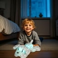 thumbnail image 6 of 14" Light up Husky LED Stuffed Animal with Colorful Night Light Glow Soft Plush Toy Gifts for Kids on Christmas Birthday, Husky(White,14"), 6 of 6