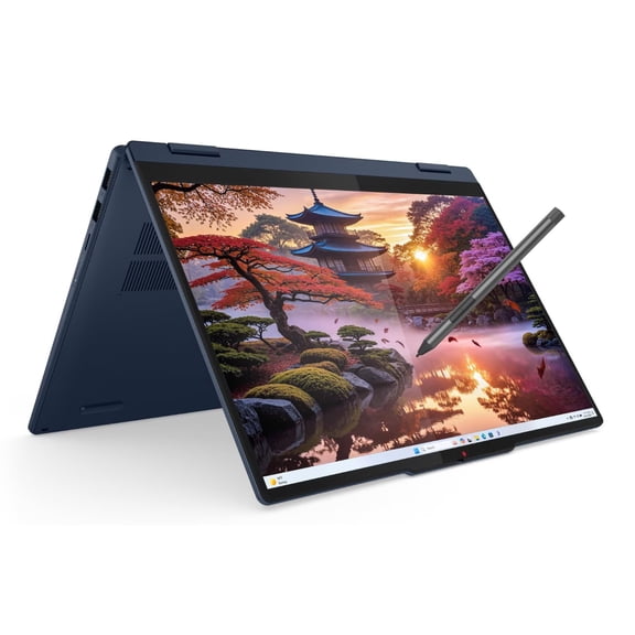 Restored Lenovo IdeaPad 5 14" WUXGA Touch AMD Ryzen AI 7 350 2.0 GHz 16GB 1TB SSD AMD Radeon 860M Backlit KB, Windows 11 Home Laptop with Pen, Blue (Refurbished)
