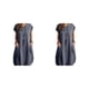 thumbnail image 2 of Qarigey Vestido de mujer Color sólido Reemplazo suelto Casual Cuello Doble bolsillo Moda Niñas Vestidos de mujer Ropa Type10 NO10, 2 of 6