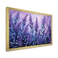 thumbnail image 2 of Designart "Serenity of Lavender I" Floral Framed Wall Art Decor - Traditional Purple Herbs Bedroom Framed Canvas Wall Art, 2 of 6