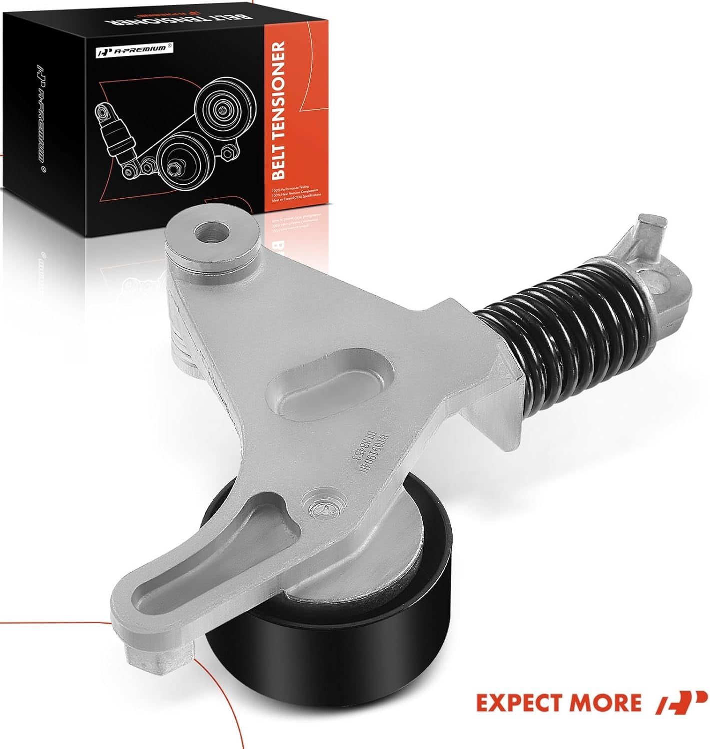 A-Premium Automatic Belt Tensioner and Pulley Assembly Compatible with Toyota Camry 2007-2009 Corolla 2009-2012 Matrix RAV4 Solara Vibe xB 2.4L