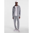 thumbnail image 3 of Athletic Works Men's Fusion Knit Full Zip Hoodie Jacket, Sizes XS-3XLT, 3 of 6
