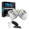 thumbnail image 1 of Kit de frenos TRQ de cerámica, ventilados y con recubrimiento G para eje trasero Dodge Ram, 1 of 8