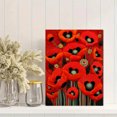 thumbnail image 2 of Qisvanset City Background Autumn Couple Canvas Print 12x16 Inch Cafe Art, 2 of 8