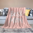 thumbnail image 6 of Flannel Fleece Blanket Best Mom Throw Blanket Ultra Soft Warm Fleece Blanket Gifts for Women Gift for Mom Throw Blanket Unique Ideas Girls Boys 60"x80", 6 of 8