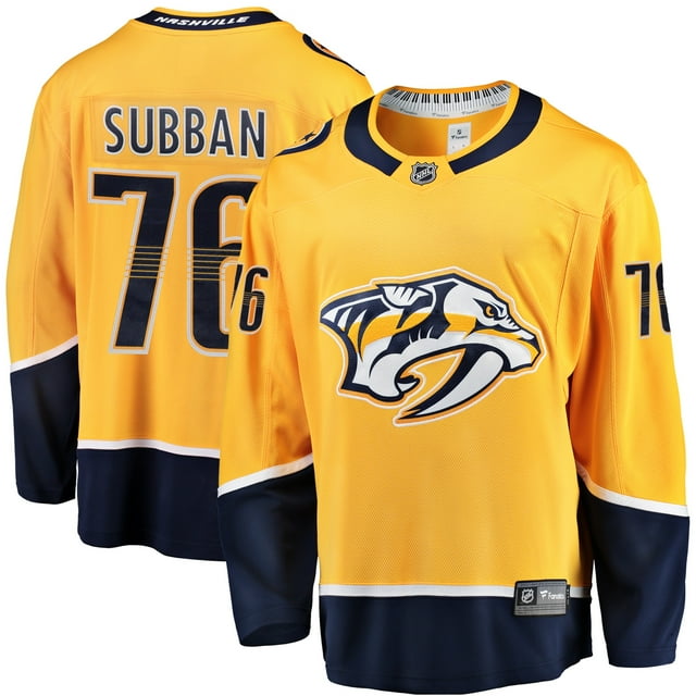 Chandail Domicile P.K. Subban Nashville Predators LNH Fanatics Breakaway