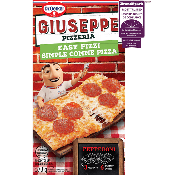 Dr. Oetker Giuseppe Pizzeria Simple Comme Pizza Pepperoni 573 g