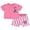 Minnie Mouse Pink, variant on Disney Winnie the Pooh Baby Girls' T-Shirt and French Terry Shorts Set Piglet Yellow