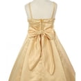 thumbnail image 3 of BNY Corner Satin A-line Dress with Flower Beads for Flower Girl & Big Girl Ivory 14 HC1082, 3 of 4