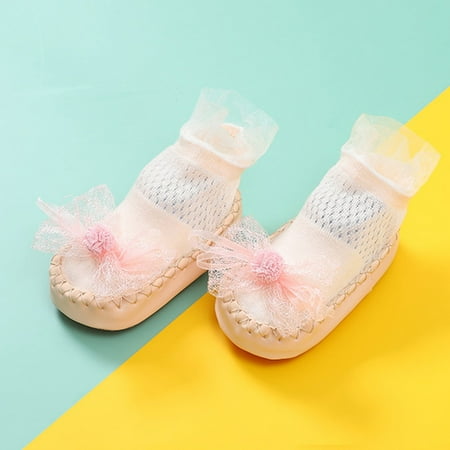 

TOWED22 Toddler Walking Shoes Summer And Autumn Comfortable Toddler Shoes Ribbon Cute Animal Pattern Children Mesh K