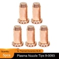 thumbnail image 1 of 5Pcs 9-0093 Pointe de Traînée de Torche à Plasma 40A Buse pour la Dynamique Thermique Sl40, 1 of 8