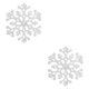 thumbnail image 4 of Árbol de Navidad con copo de nieve, colgante decorativo de acrílico, decoración para árbol de Navidad. Estilo F, 4 of 9
