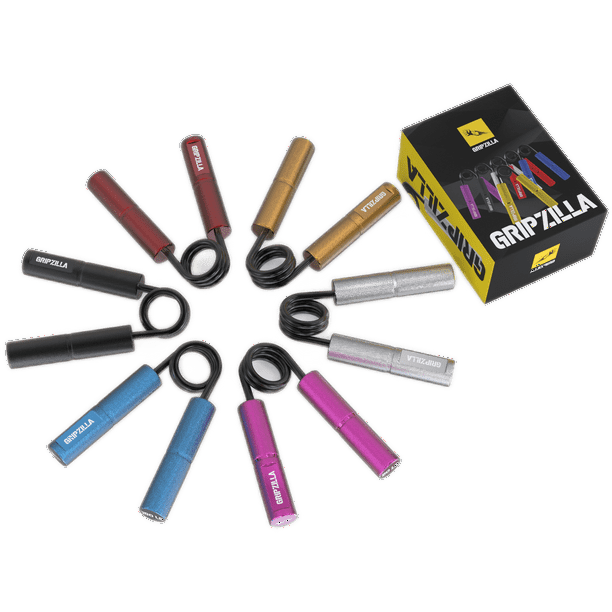 Gripzilla ULTIMATUM Hand Grip Strengthener Workout Kit, 50300LB 6pc for Finger Exercise, Wrist