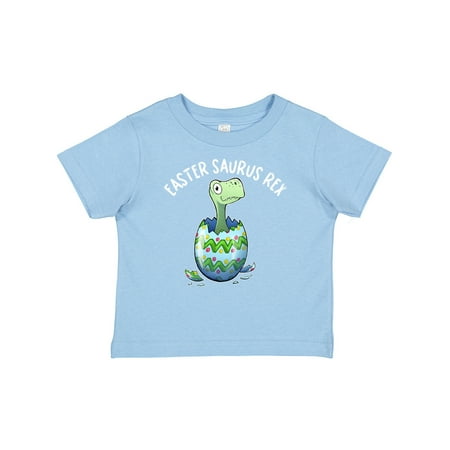 

Inktastic Easter Saurus Rex Dinosaur Hatching Easter Egg Gift Baby Boy or Baby Girl T-Shirt