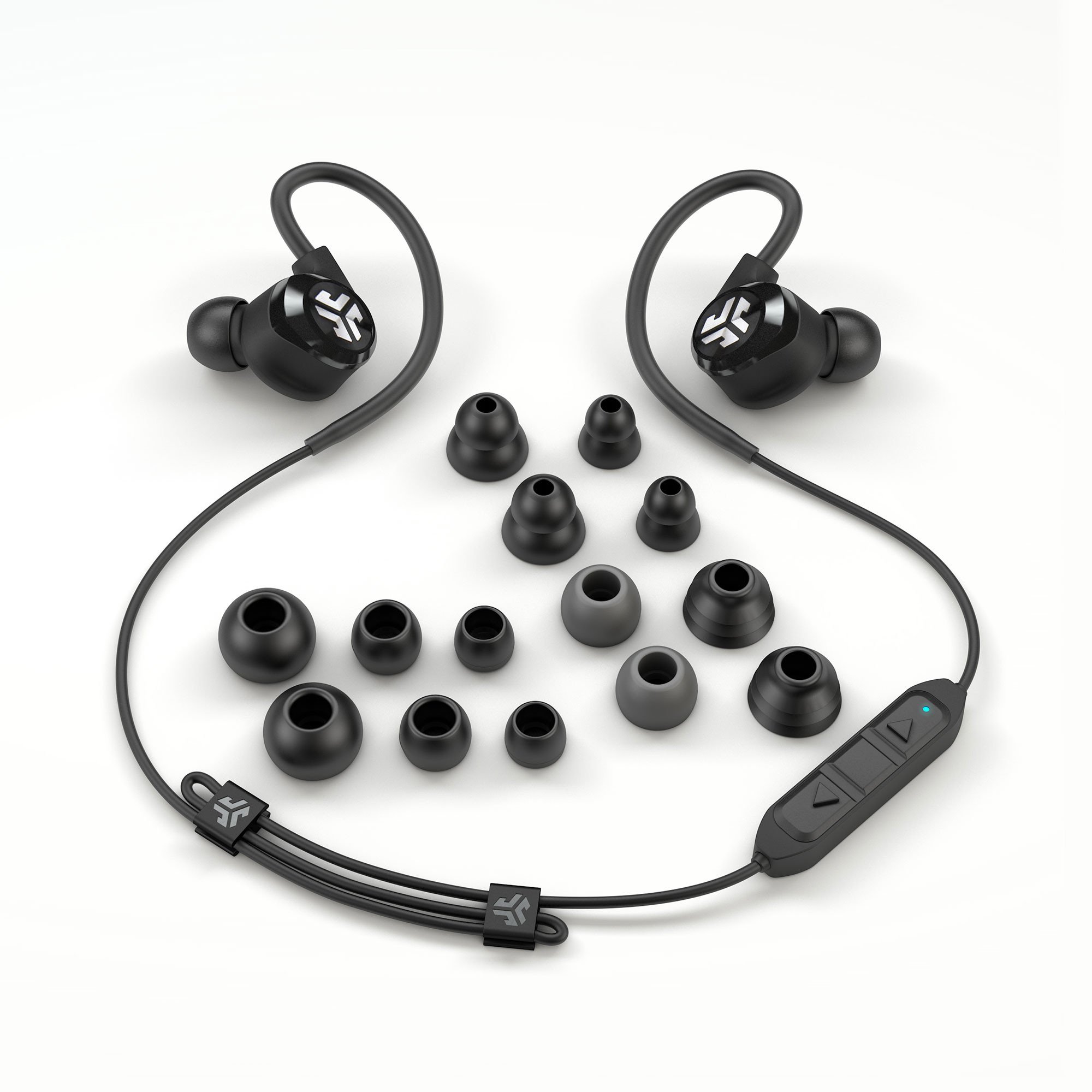 JLab Audio Epic2 Bluetooth Wireless Sport Earbuds - Black - image 2 of 9