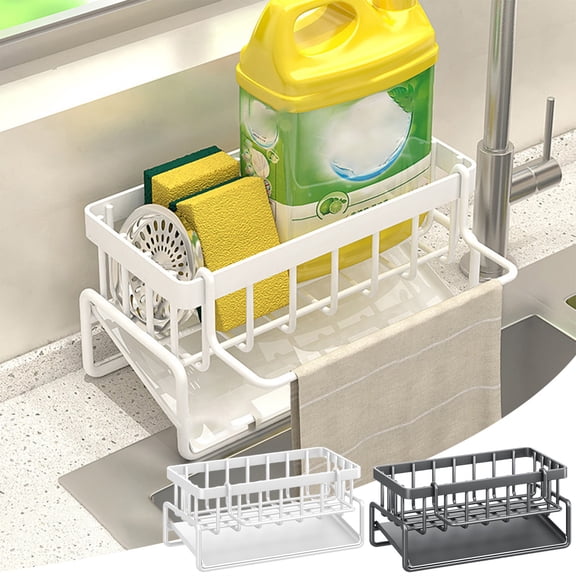 Viflosae Over the Sink Dishes Drying Rack Sink Drying Rack Kitchen Sink Organizer Sponge Stand Rack Compact and Stylish Storage Tool Drainage Sponge Syand for Bathrooms Process Rooms
