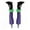Purple, variant on Sulaicai 2 Pack Halloween Witch Leg Yard Stakes, Striped Stockings Witch Shoe Ground Stake Ornaments, Fall Outdoor Lawn Front Porch Halloween Decorations, Orange