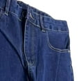 thumbnail image 6 of Prolriy Straight Leg Jeans for Women, Women's Spring Summer Solid Color Loose Casual Jeans with Pockets Women's Pants Dark Blue L, 6 of 6
